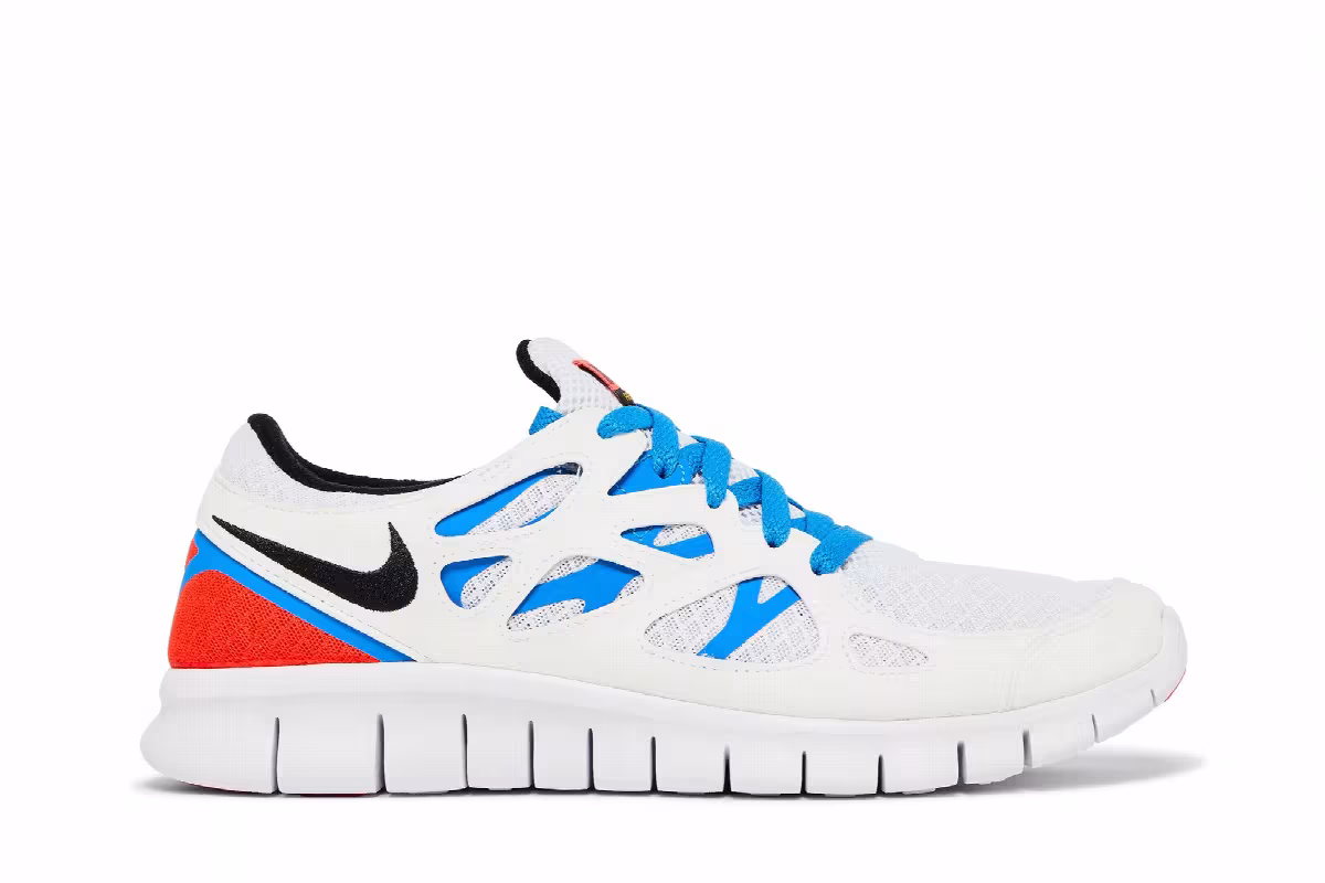 Nike Free Run 2 White Photo Blue, view 2
