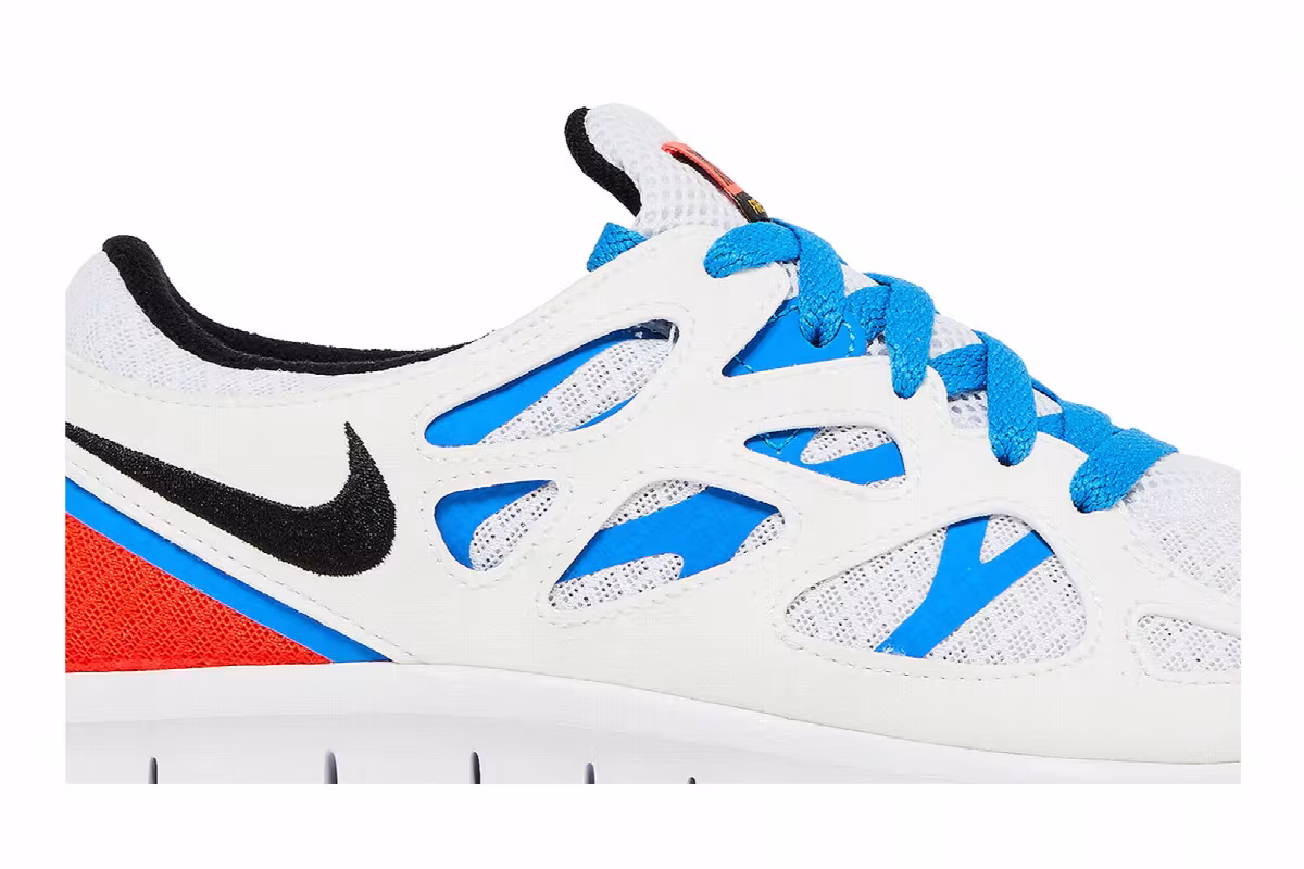 Nike Free Run 2 White Photo Blue, view 3