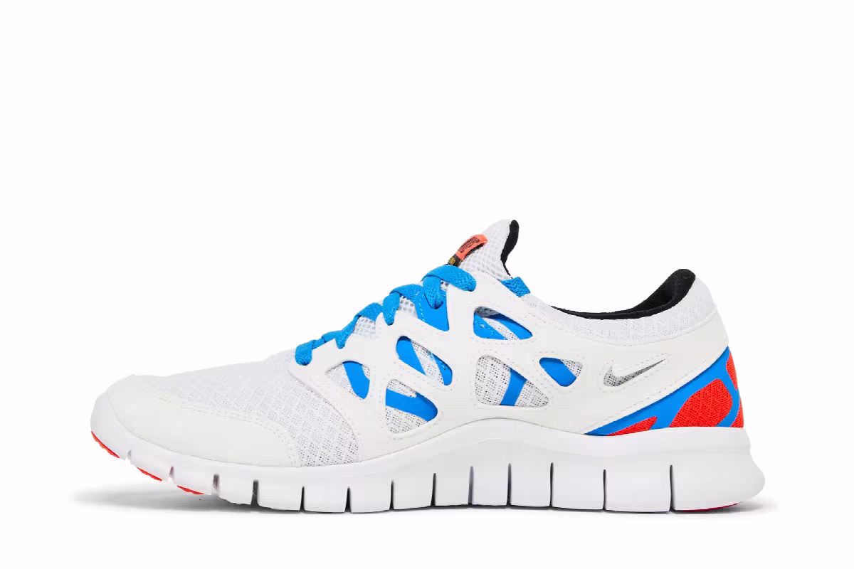 Nike Free Run 2 White Photo Blue, view 4