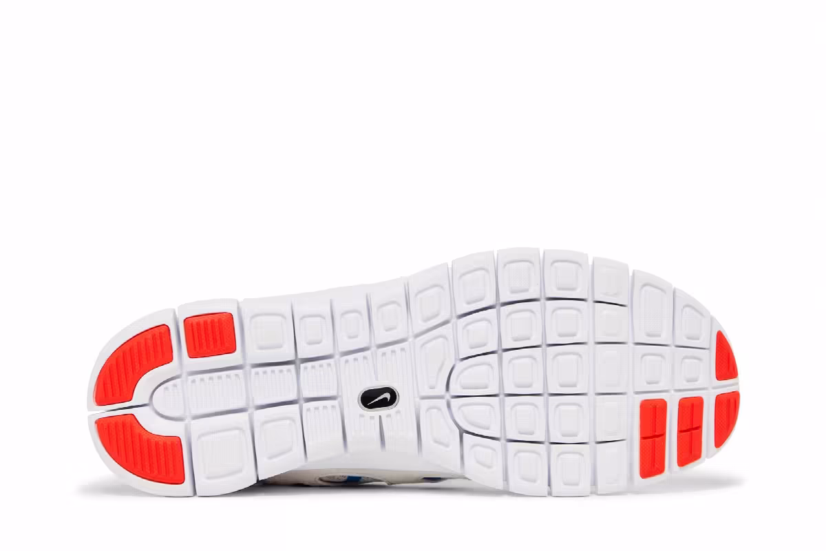 Nike Free Run 2 White Photo Blue, view 5