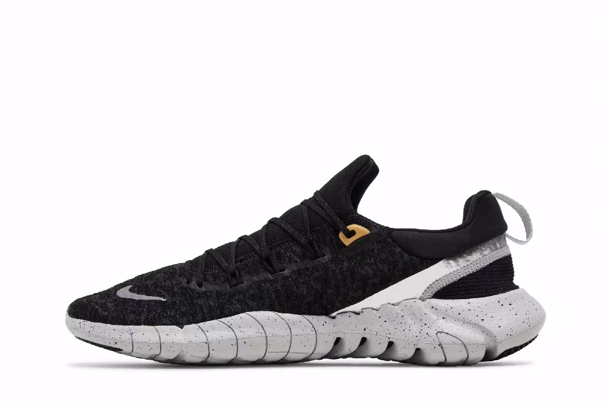 Nike Free Run 5.0 Black Dark Smoke Grey, view 4