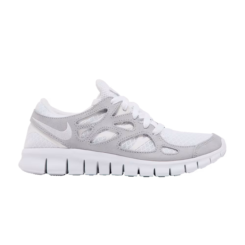 Nike Women's Free Run 2 Summit White Goldtone