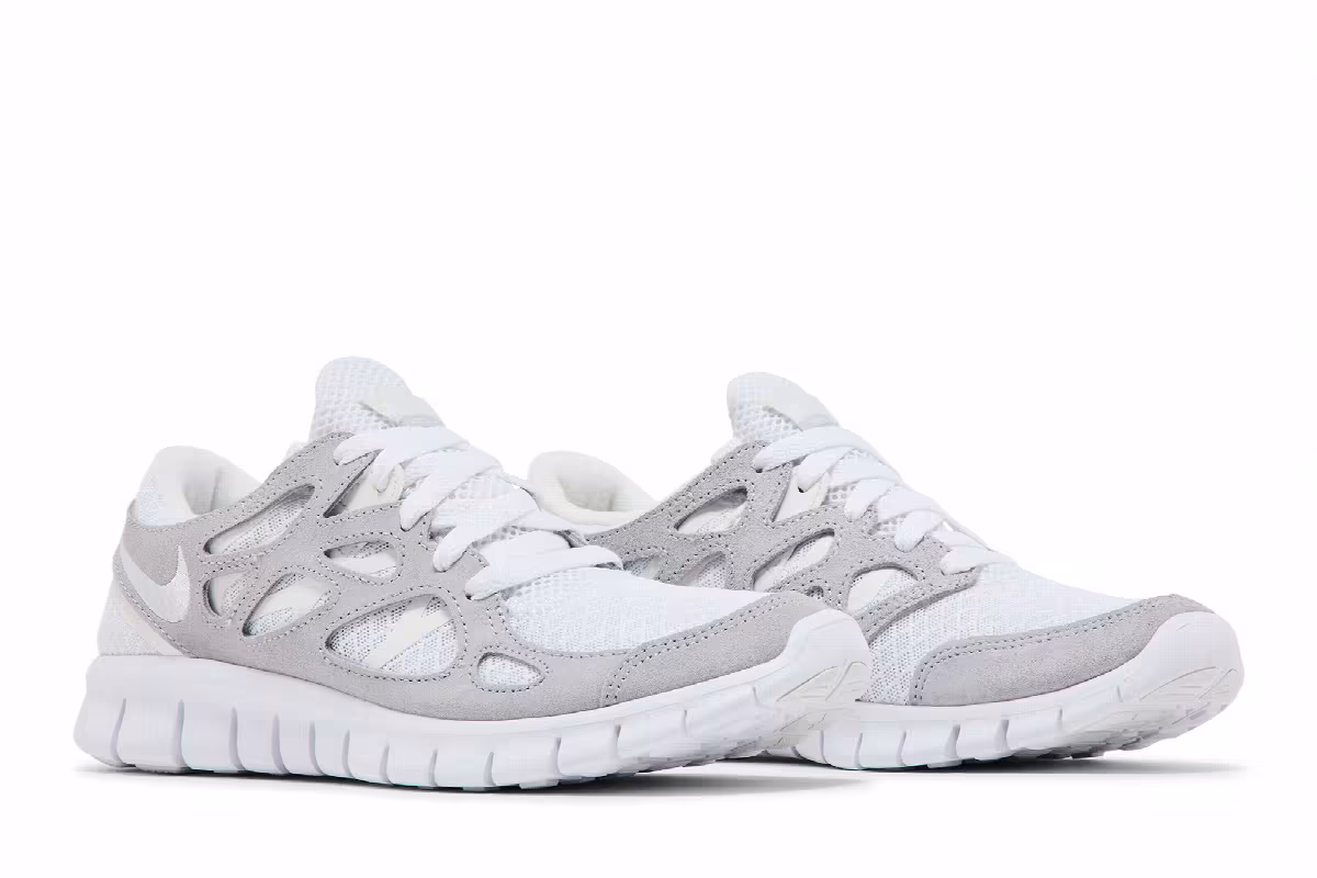 Nike Women's Free Run 2 Summit White Goldtone, view 9