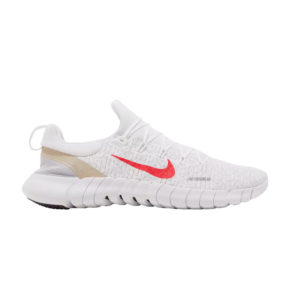 Nike Free RN 5.0 White Siren Red