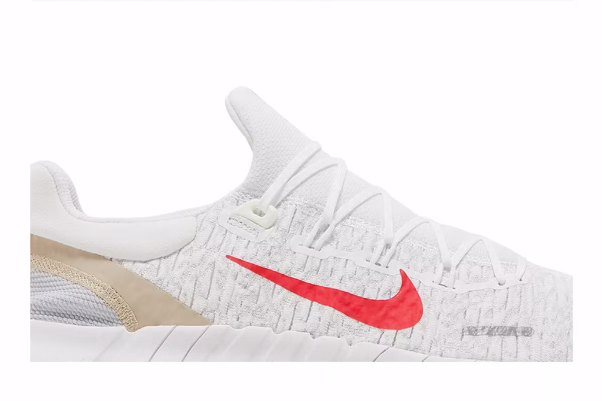 Nike Free RN 5.0 White Siren Red, view 3