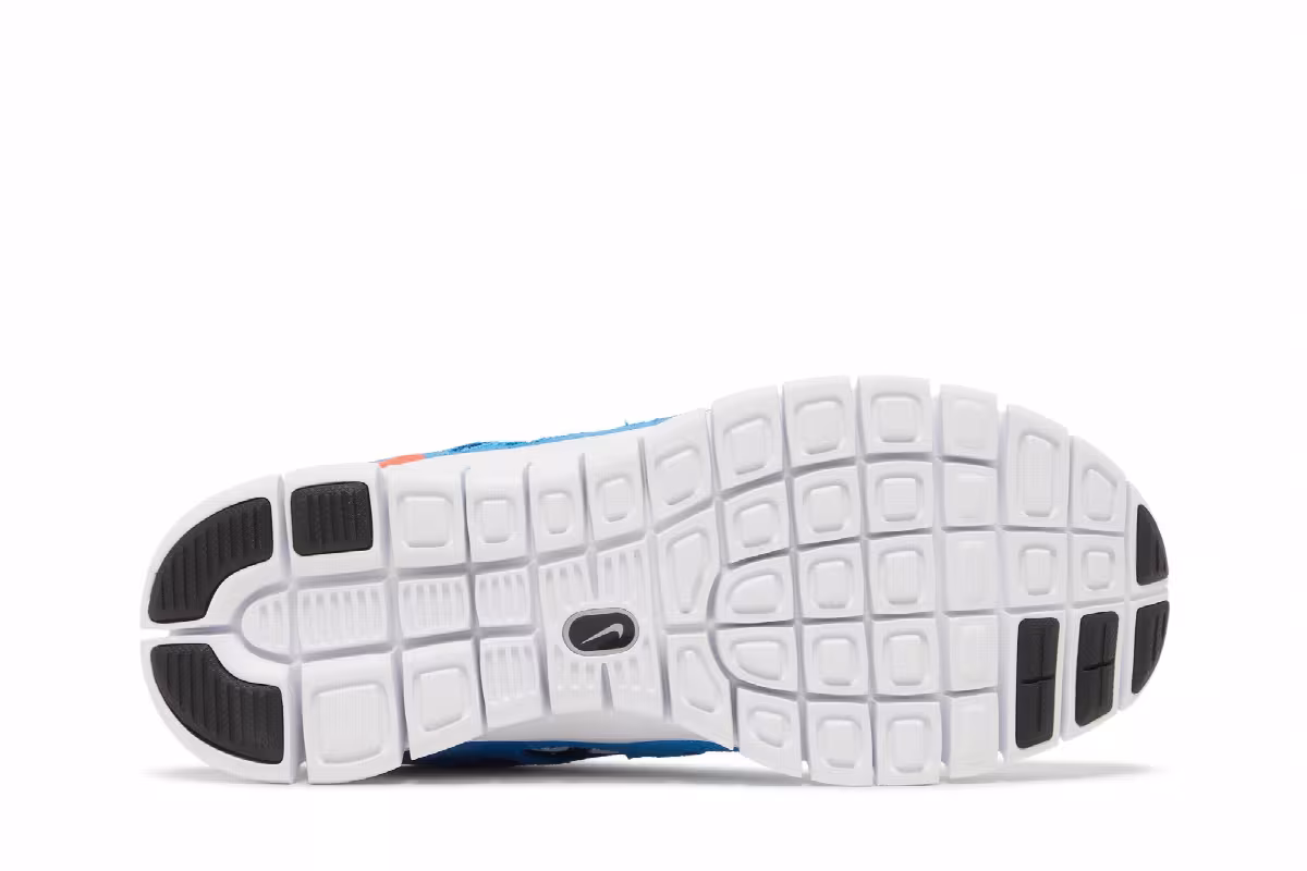 Nike Women's Free Run 2 White Photo Blue, view 5