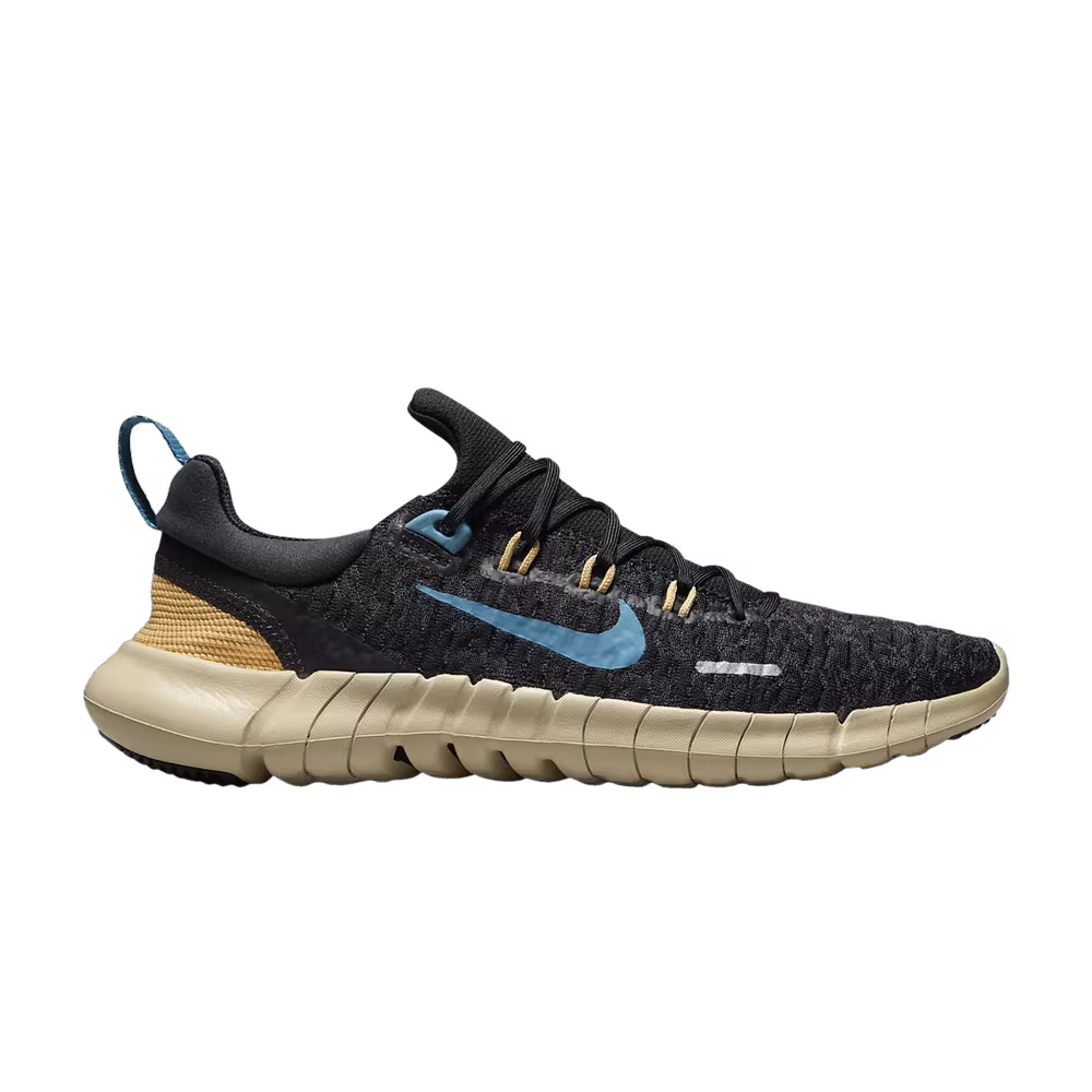 Nike Women's Free Run 5.0 Next Nature Black Noise Aqua