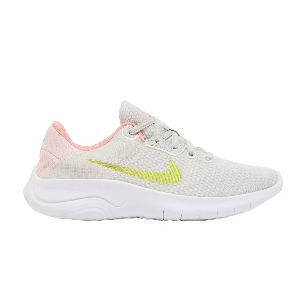 Nike Women's Flex Experience Run 11 Next Nature Light Bone Atomic Green