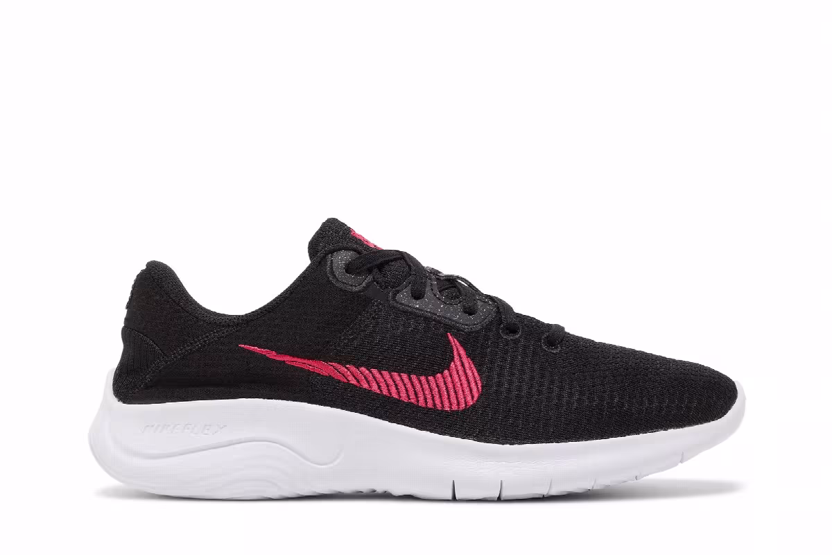 Nike Women's Flex Experience Run 11 Next Nature Black Rush Pink, view 2