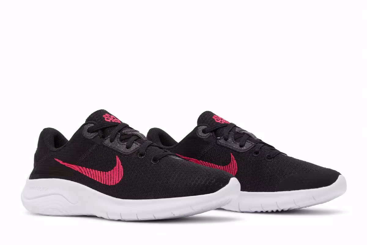 Nike Women's Flex Experience Run 11 Next Nature Black Rush Pink, view 9