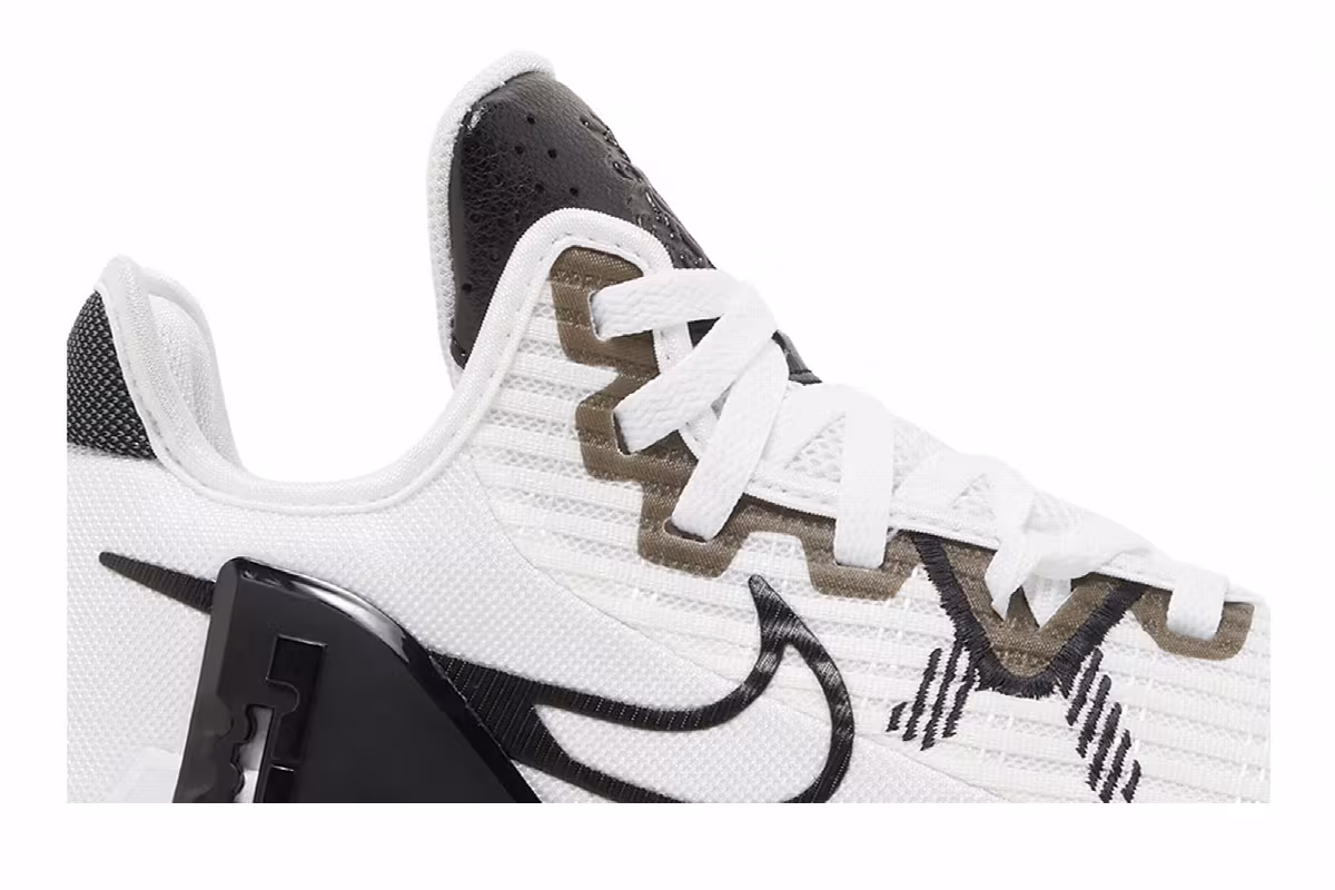Nike LeBron Witness 6 TB White Black, view 3