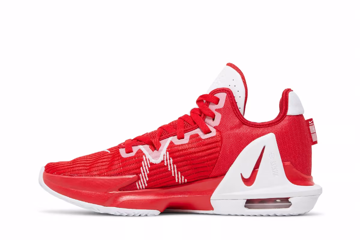 Nike LeBron Witness 6 TB University Red, view 4