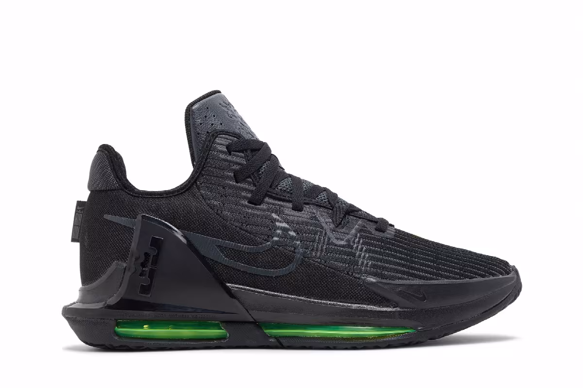 Nike LeBron Witness 6 Black Anthracite Volt, view 2