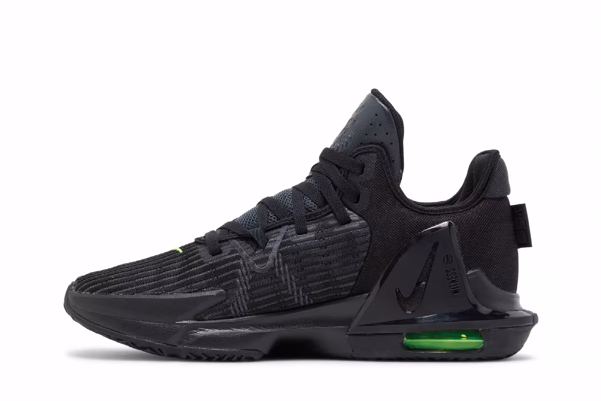 Nike LeBron Witness 6 Black Anthracite Volt, view 4