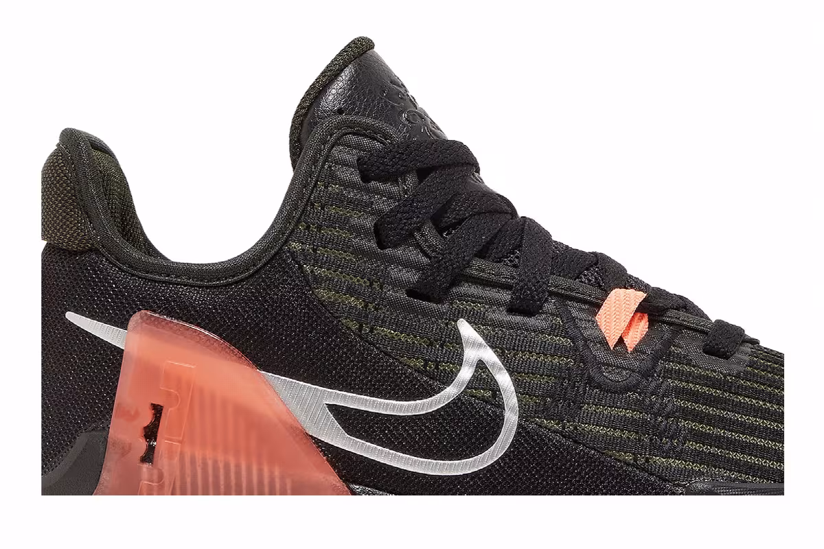 Nike LeBron Witness 6 Black Sequoia Crimson Pulse, view 3