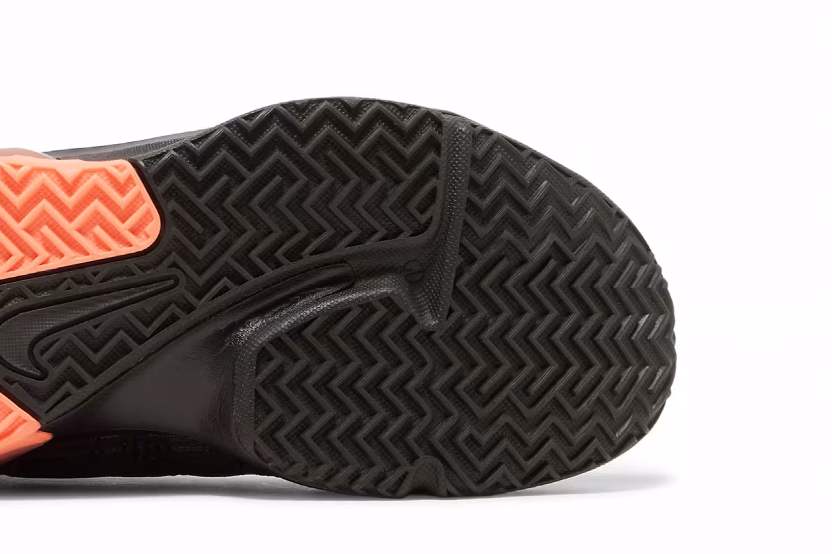 Nike LeBron Witness 6 Black Sequoia Crimson Pulse, view 6