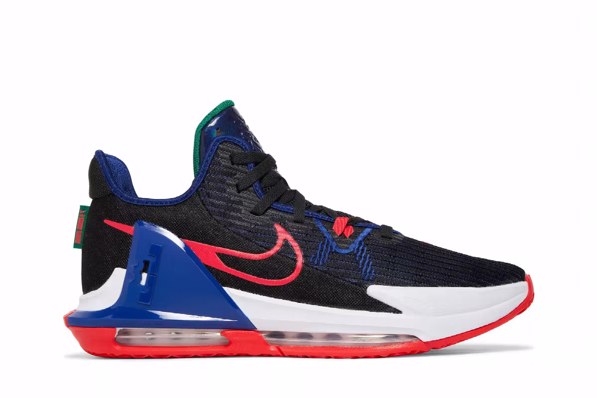 Nike LeBron Witness 6 Black Deep Royal Blue, view 2