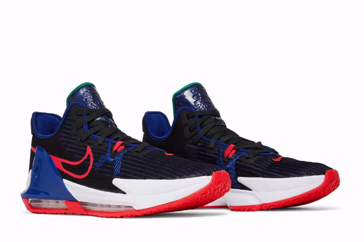 Nike LeBron Witness 6 Black Deep Royal Blue, view 9