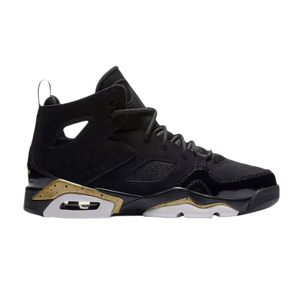Air Jordan Flight Club 91 BG Black Metallic Gold
