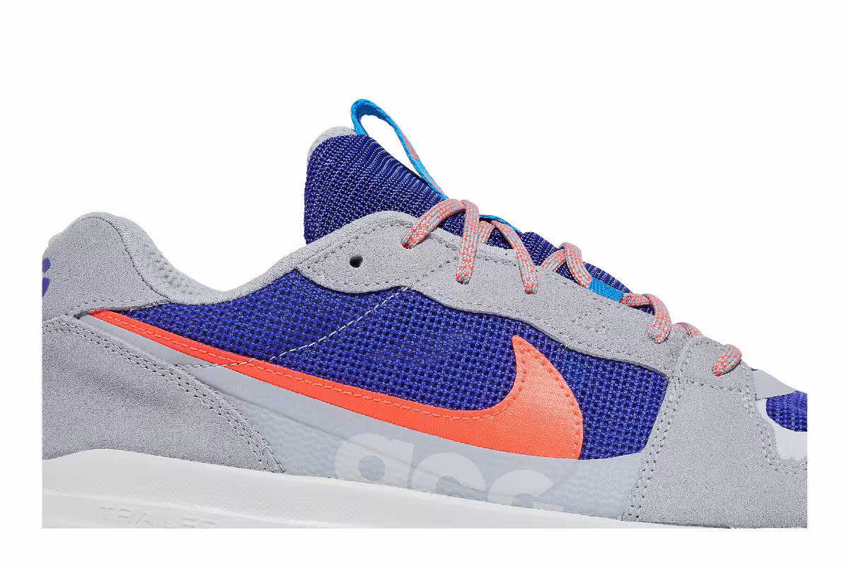 Nike ACG Lowcate Wolf Grey Bright Crimson, view 3