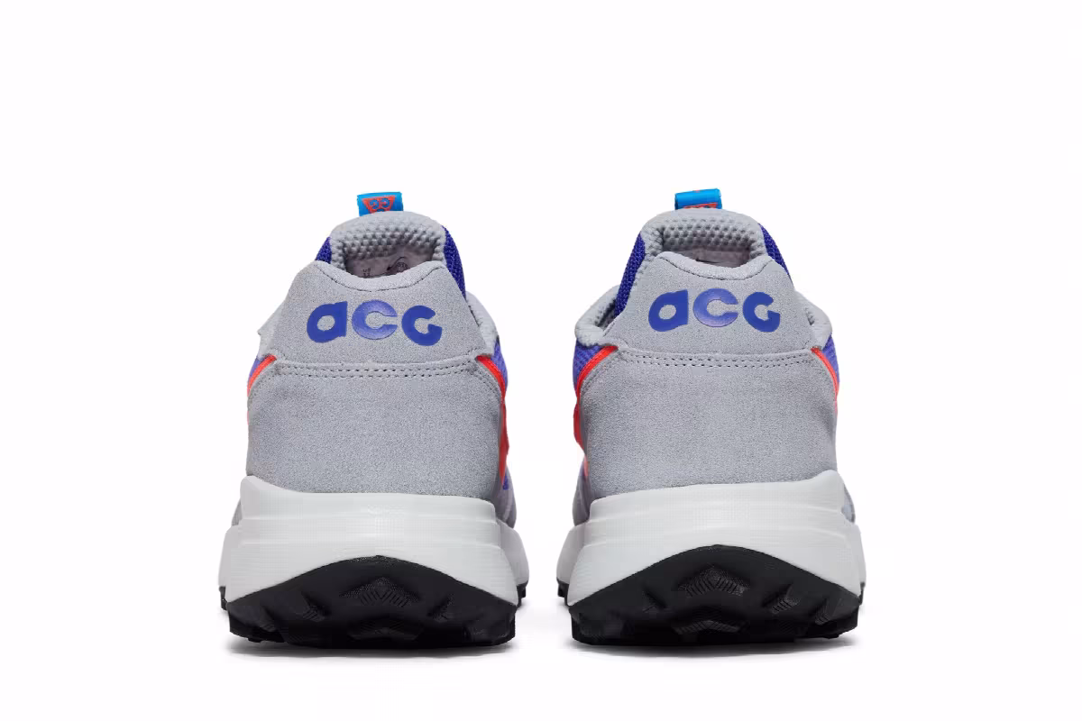Nike ACG Lowcate Wolf Grey Bright Crimson, view 7