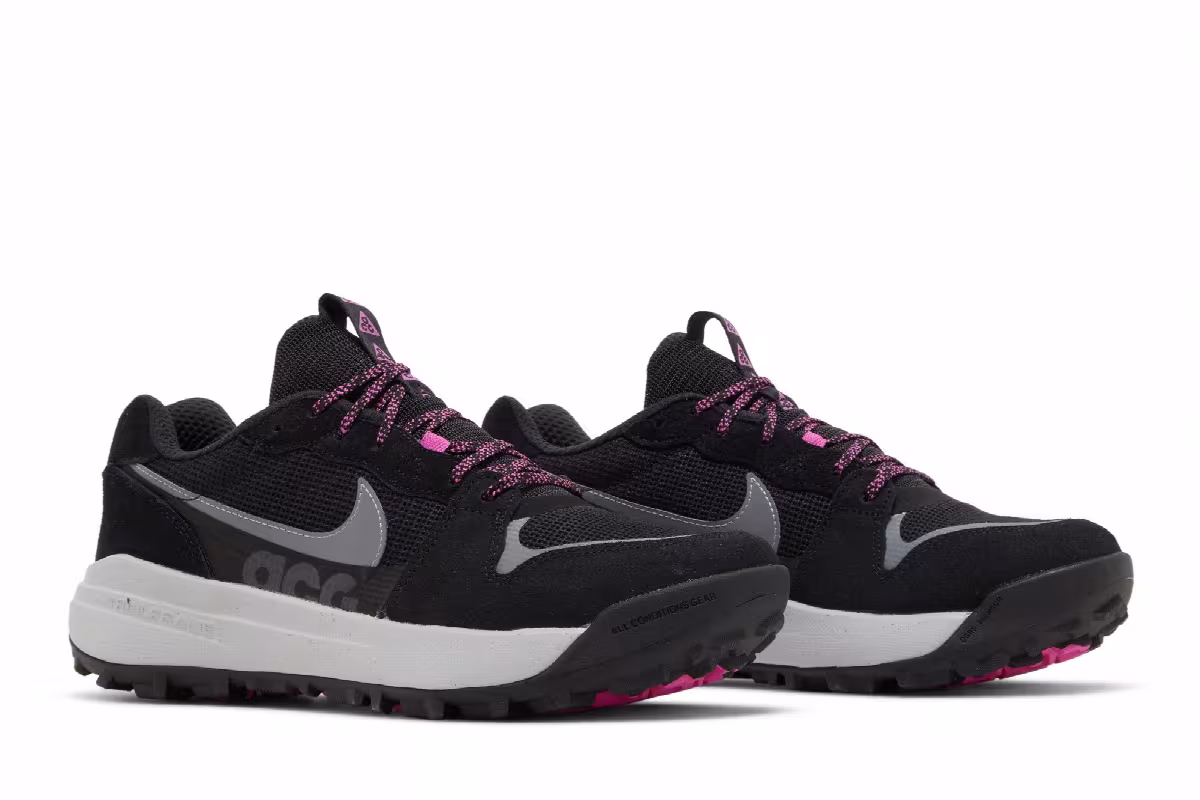 Nike ACG Lowcate Black Grey Hyper Violet, view 9