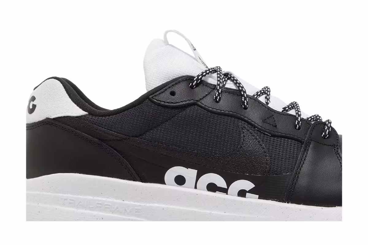 Nike ACG Lowcate Black White, view 3
