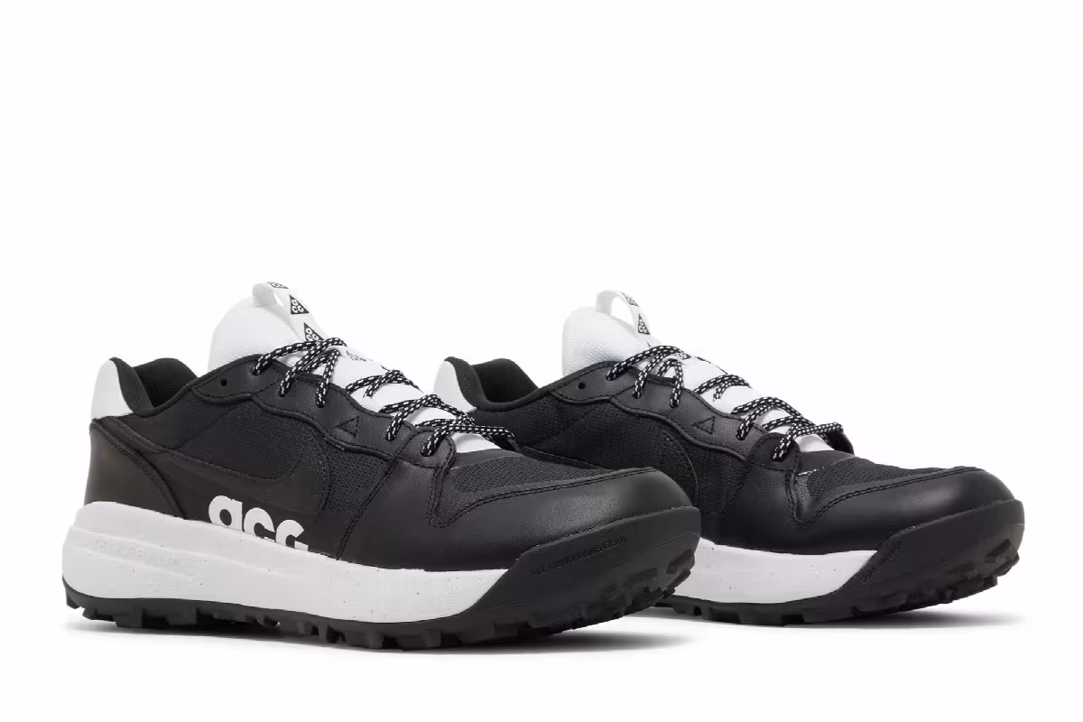 Nike ACG Lowcate Black White, view 9