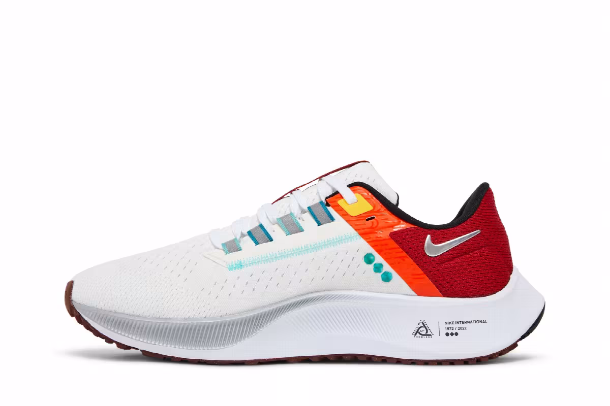 Nike Air Zoom Pegasus 38 Sail Gym Red Black, view 4