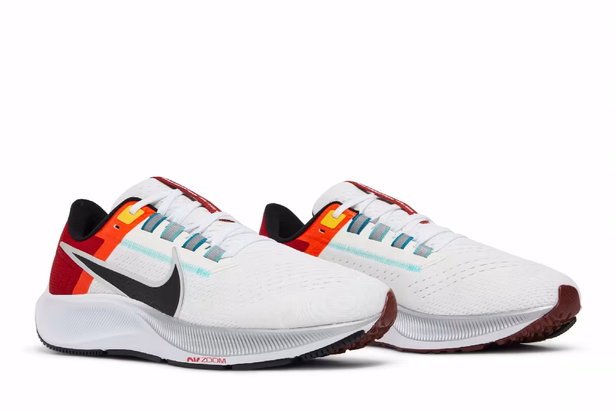 Nike Air Zoom Pegasus 38 Sail Gym Red Black, view 9