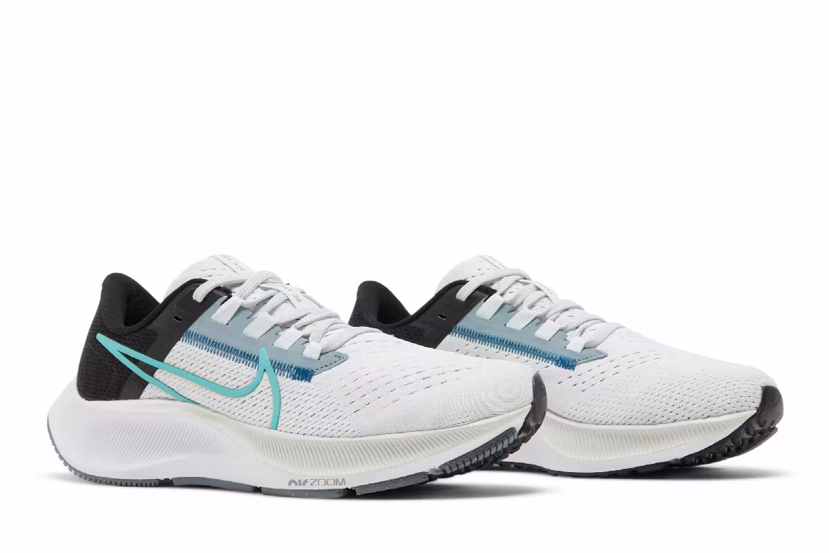 Nike Women's Air Zoom Pegasus 38 Ghost Aqua Aviator Grey, view 9