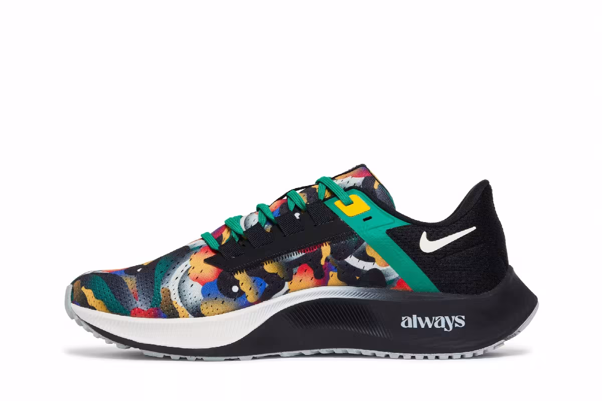 Nike Air Zoom Pegasus 38 Jordan Moss Always, All Ways, view 4