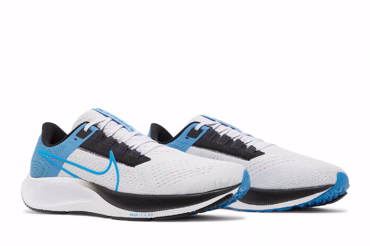 Nike Air Zoom Pegasus 38 Pure Platinum Photo Blue, view 9