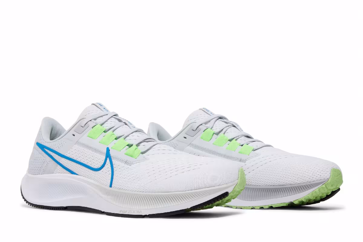 Nike Air Zoom Pegasus 38 White Imperial Blue, view 9