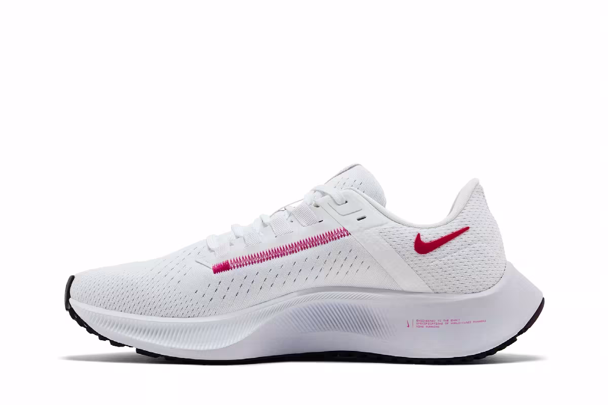 Nike Women's Air Zoom Pegasus 38 White Mystic Hibiscus, view 4