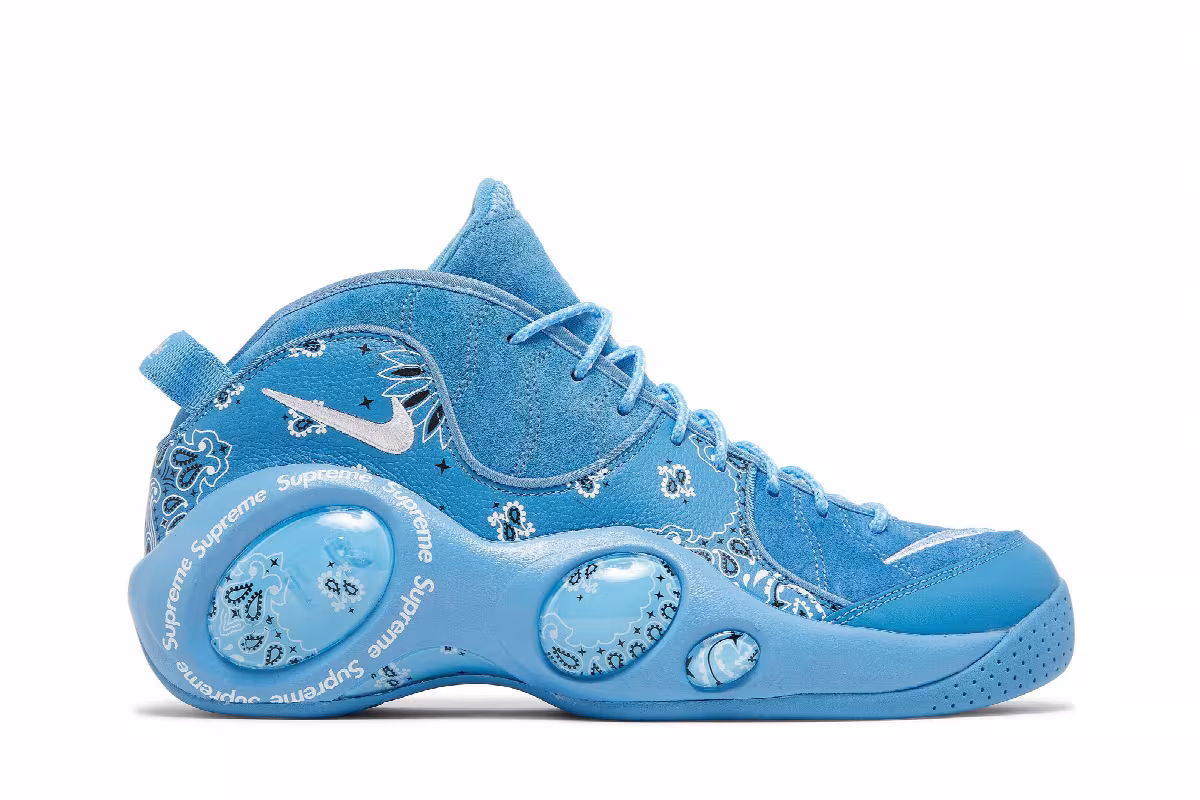 Supreme x Nike Air Zoom Flight 95 SP University Blue, view 2