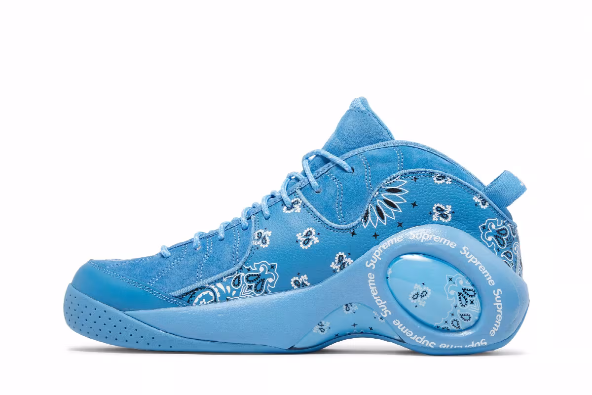 Supreme x Nike Air Zoom Flight 95 SP University Blue, view 4