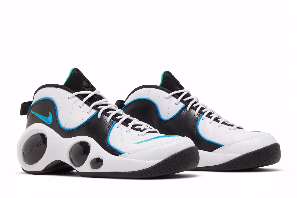 Nike Air Zoom Flight 95 White Photo Blue, view 9