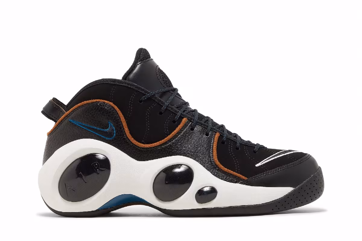 Nike Air Zoom Flight 95 Black Valerian Blue, view 2