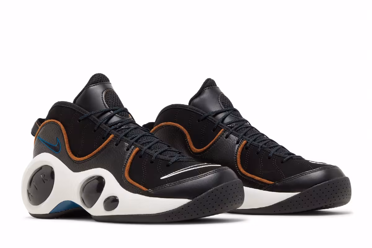 Nike Air Zoom Flight 95 Black Valerian Blue, view 9