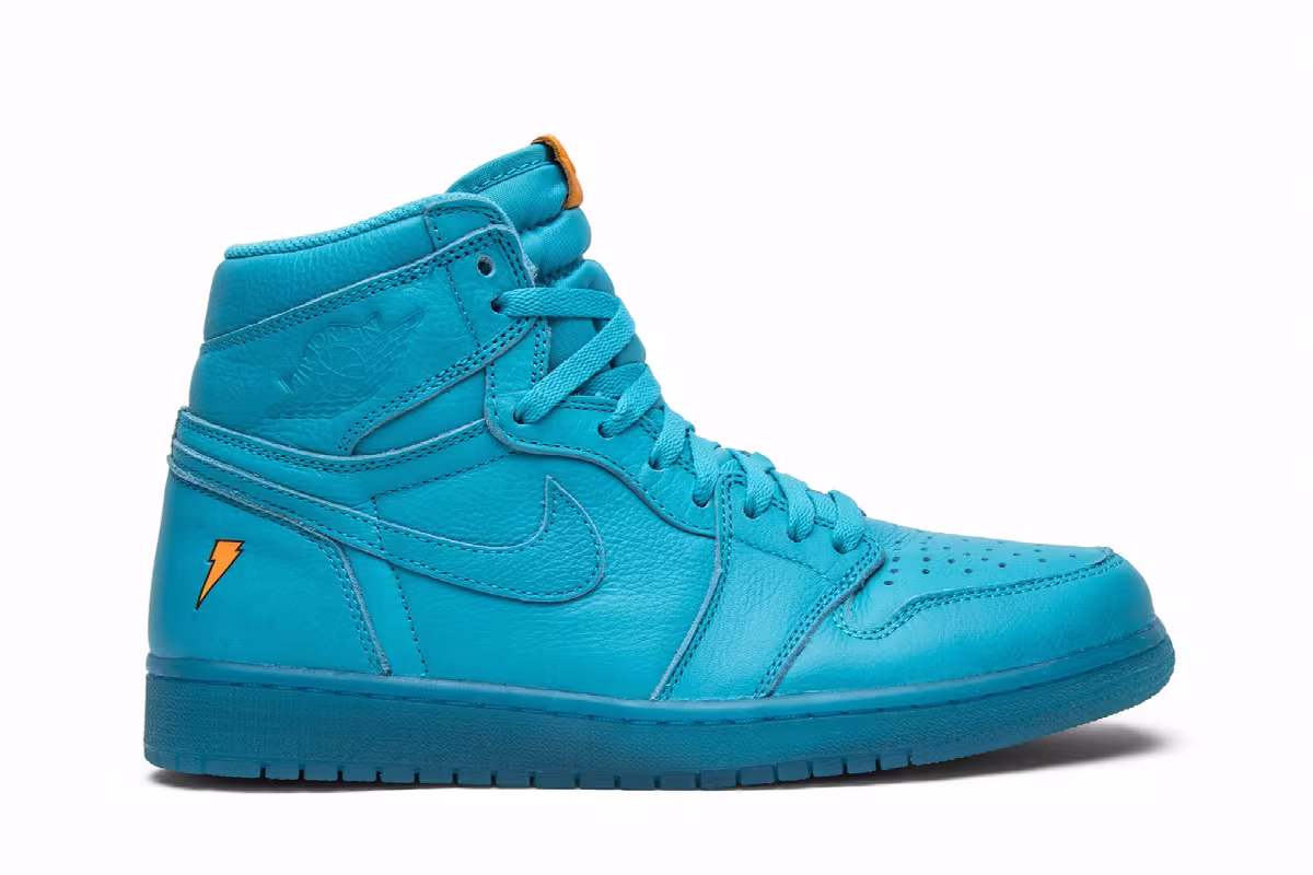 Air Jordan 1 High OG G8RD Gatorade Pack, Cool Blue, view 2