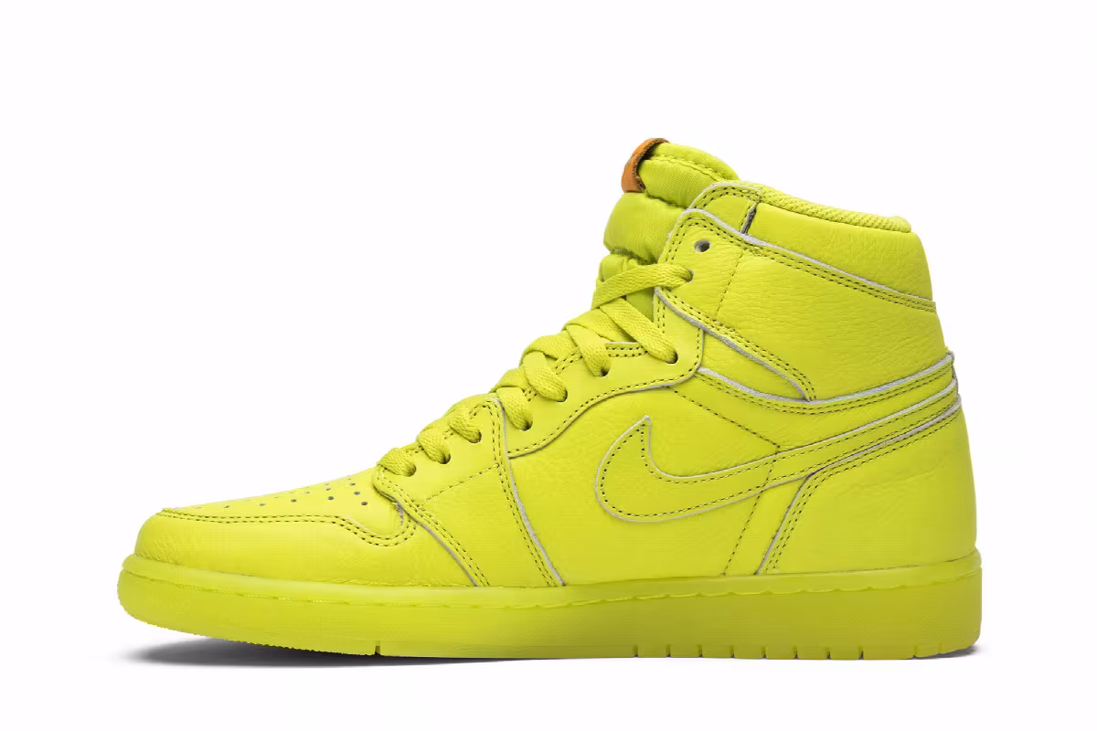 Air Jordan 1 High OG G8RD Gatorade Pack, Lime, view 4