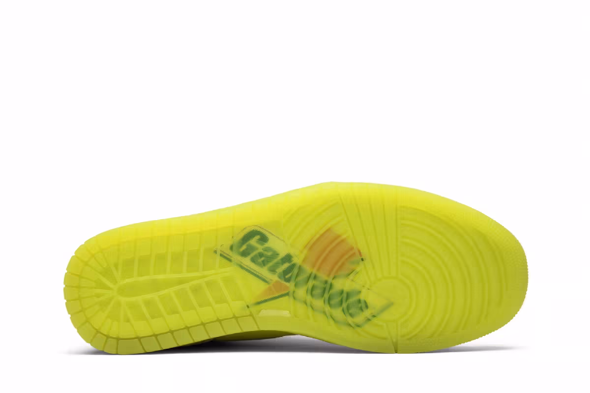 Air Jordan 1 High OG G8RD Gatorade Pack, Lime, view 5