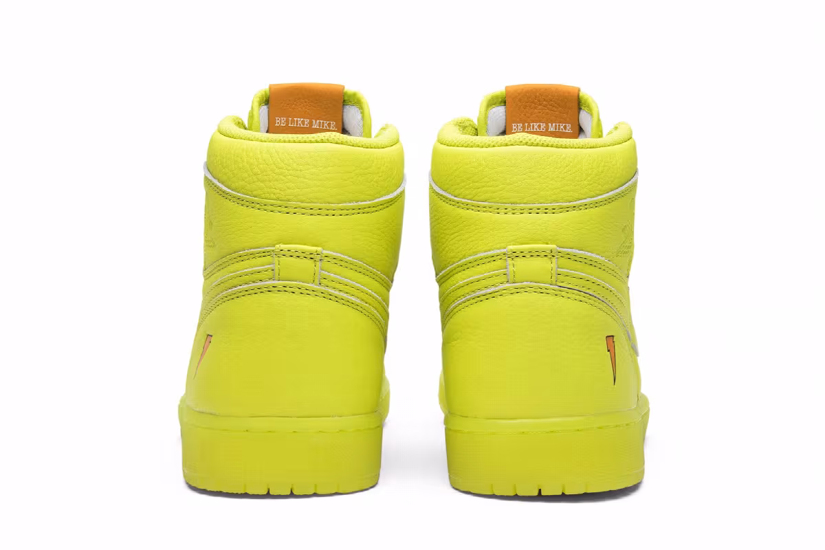 Air Jordan 1 High OG G8RD Gatorade Pack, Lime, view 7