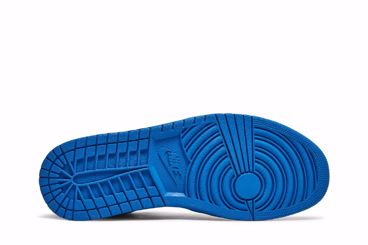 Air Jordan 1 High Blue Suede, view 5