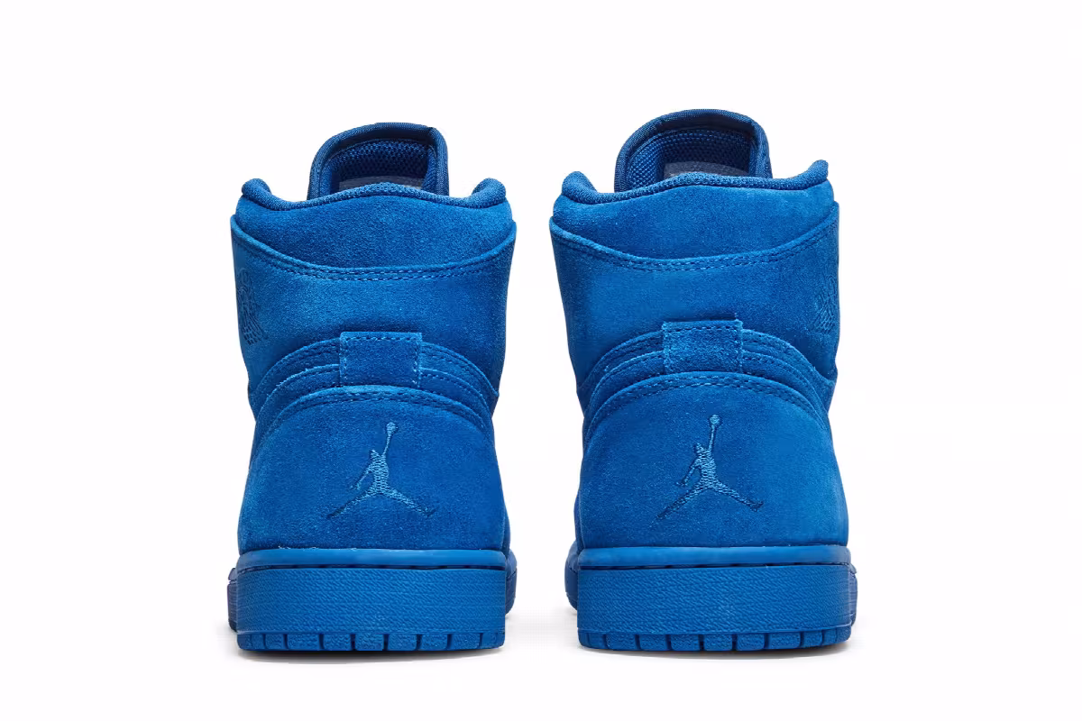 Air Jordan 1 High Blue Suede, view 7