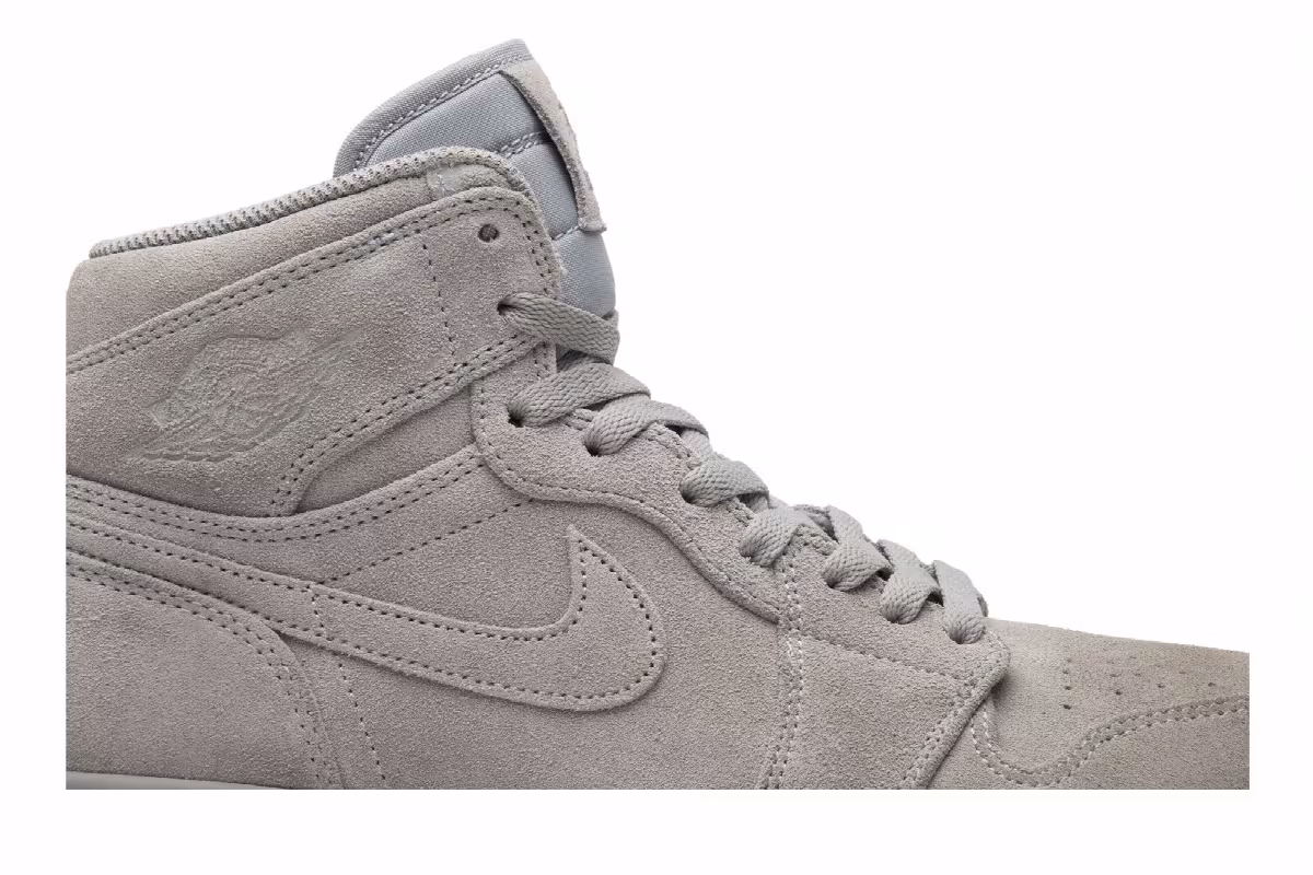 Air Jordan 1 High Grey Suede, view 3