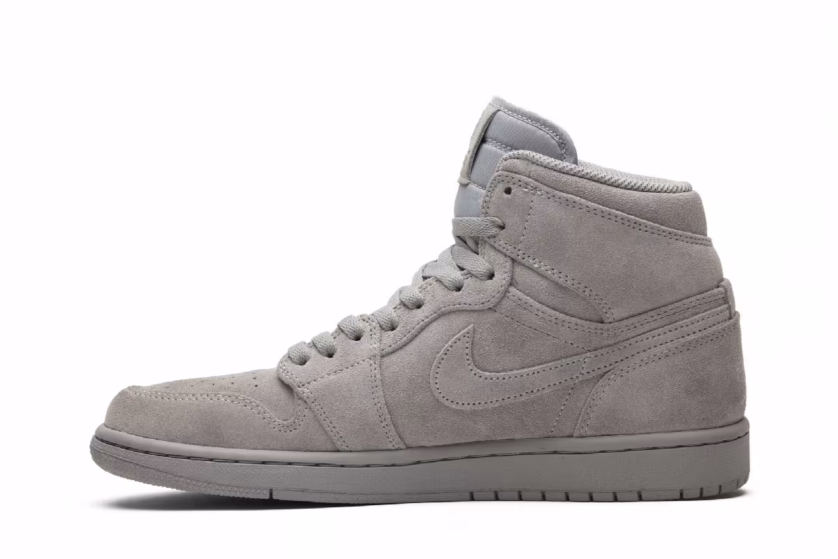 Air Jordan 1 High Grey Suede, view 4