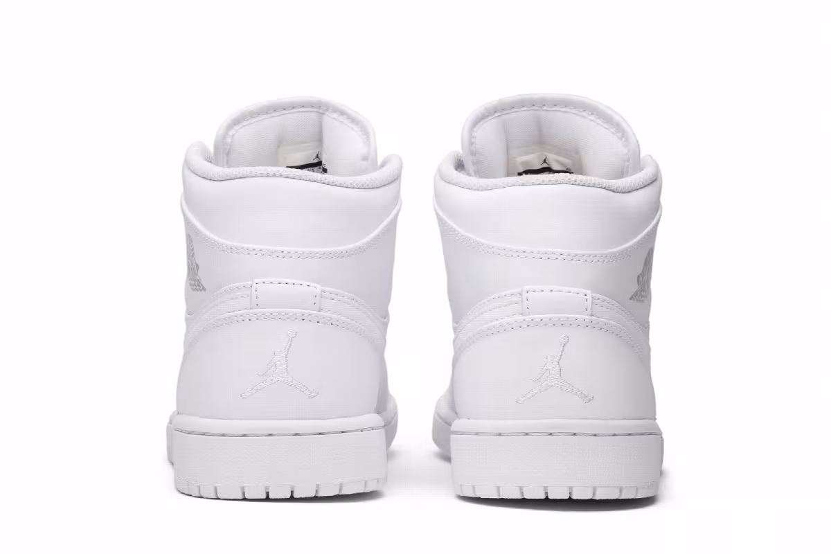 Air Jordan 1 Mid White Pure Platinum, view 7