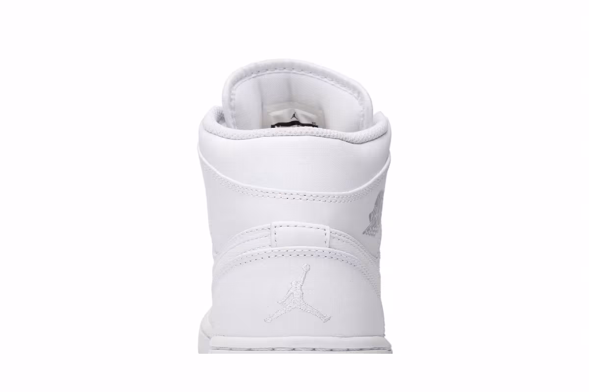 Air Jordan 1 Mid White Pure Platinum, view 8